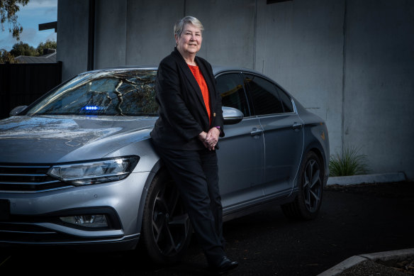 Detective Senior Sergeant Joy Murphy, Victoria Police’s longest serving woman. 