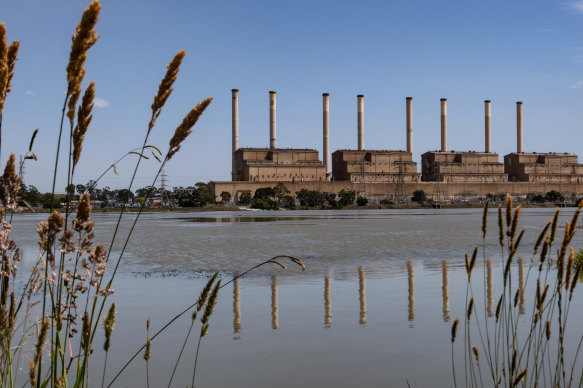 The now disused Hazelwood power station pictured in 2018. 