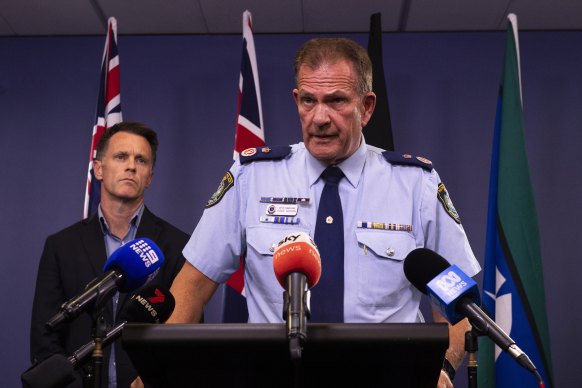 NSW Police Deputy Commissioner Dave Hudson said antisemitic attacks across Sydney were “being orchestrated in some manner”.