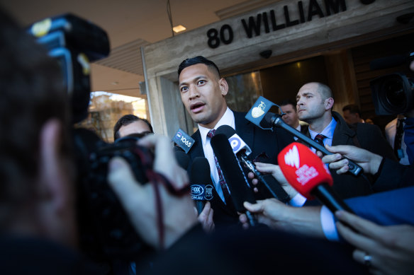 No resolution: Israel Folau and Rugby Australia are headed to the Federal Court.