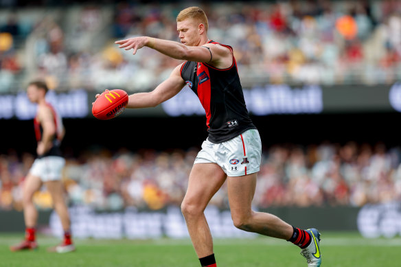 Peter Wright won the Bombers best and fairest in 2022