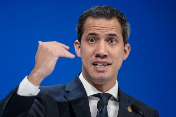 Juan Guaido, opposition leader in Venezuela, who is recognised by 50 countries as the interim president.