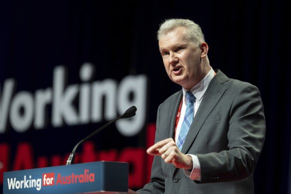 Employment and Workplace Relations Minister Tony Burke argues that workers need protections such as a “same job, same pay” regime to ensure fairness.