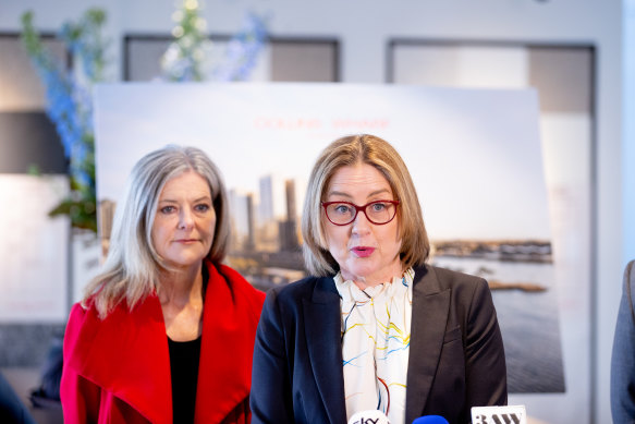 Planning Minister Sonya Kilkenny and Premier Jacinta Allan last year.