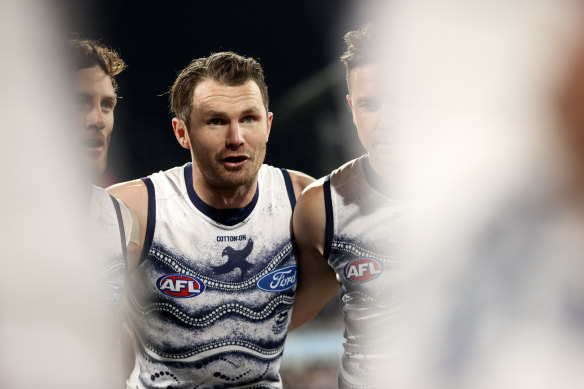 Patrick Dangerfield was back for the Cats.