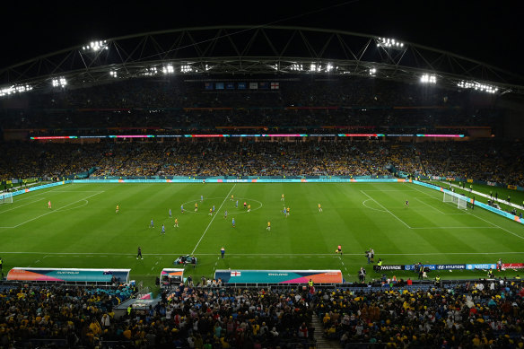 Stadium Australia did a great job in hosting the World Cup semi-final.