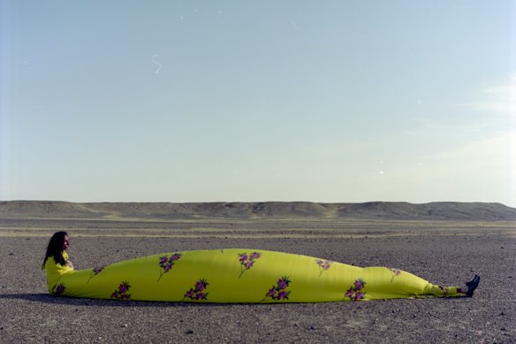 The Foila Sari by Indian luxury brand Raw Mango.