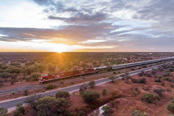 The Telstra outage has impacted multiple train services including The Ghan between Darwin and Adelaide.