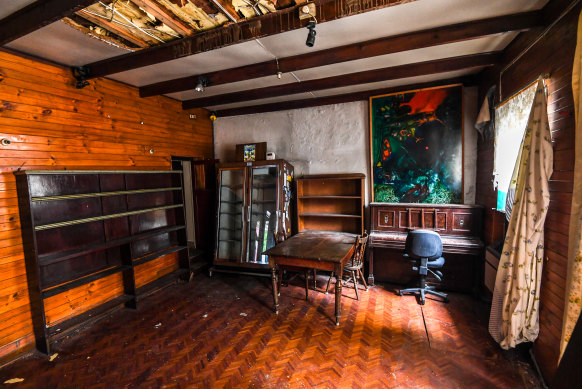 A downstairs room in Russell’s Old Corner Shop.