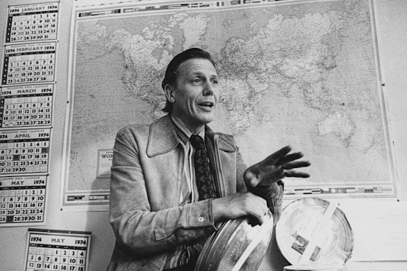 Television presenter David Attenborough pictured following his appointment as the new controller of BBC2.