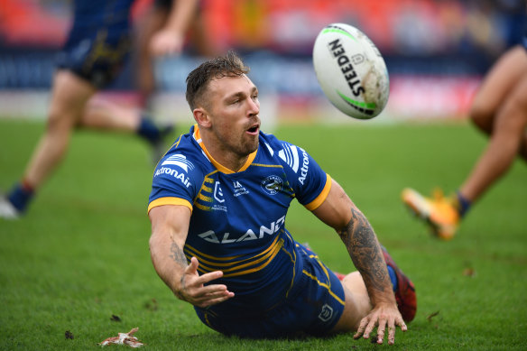 Bryce Cartwright is set to start for the Eels for the first time since 2021.