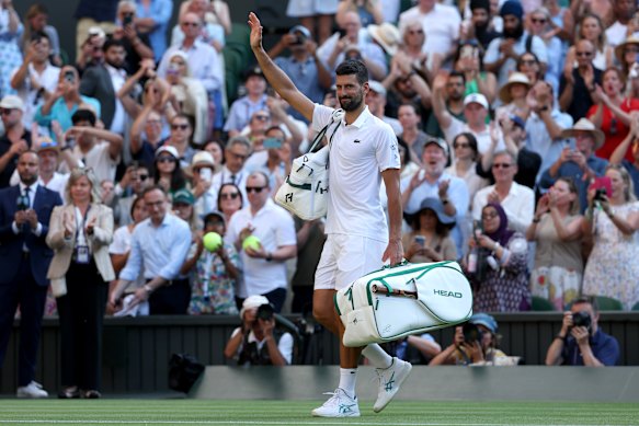 Novak Djokovic hopes this was not his final Wimbledon appearance.