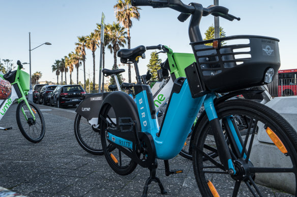 Thousands of e-bikes are on Sydney streets as bike-sharing companies make another attempt at encouraging two-wheeled transport.