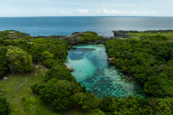 The lagoon at Cap Karoso.