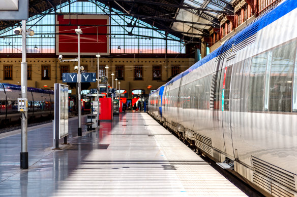 Marseille St Charles Station.