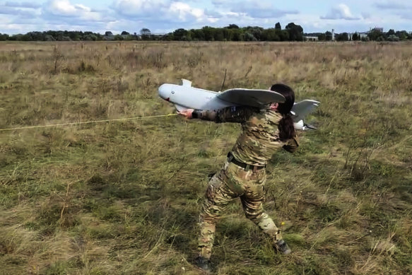 Kateryna flies reconnaissance drones over the enemy’s tanks, artillery and infantry to spot where they are located.