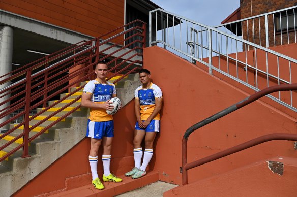Patrician Brothers’ College students Charlie Xuereb and Roman Tuaimau attend the top high school for producing NRL players in the country. 
