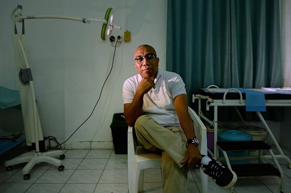 Dr “Zeto”, gynaecologist José António Gusmão Guterres, at the Guido Valadares National Hospital in Dili.