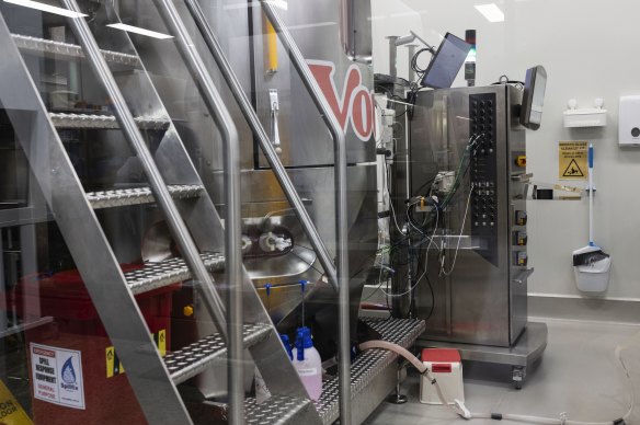 The cultured meat cells replicate in giant vats, in a process like brewing or growing a sourdough starter.