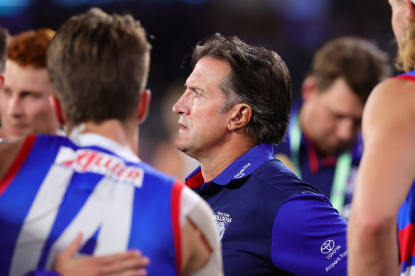 Western Bulldogs coach Luke Beveridge.