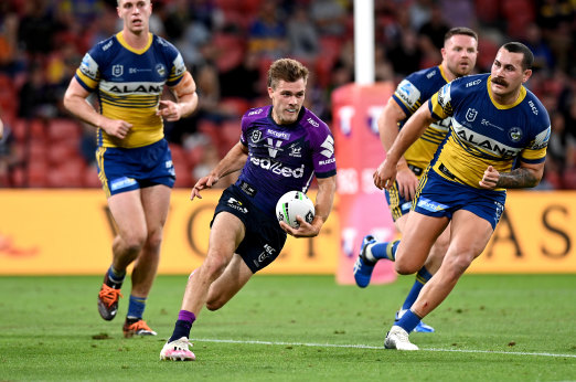 Ryan Papenhuyzen was in sublime touch against the Eels on Saturday night.