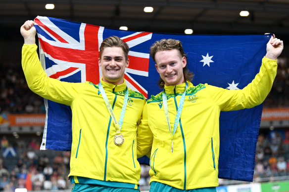 Matthew Glaetzer and Australia and  Thomas Cornish went one-two.