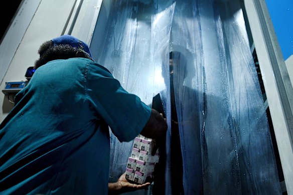 The novel oral polio vaccine is stored at below-freezing temperatures to ensure potency.