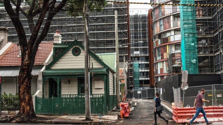 The ugly: Topsy-turvy development in Green Square.