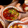 Braised beef brisket noodle soup.