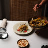 Enter Via Laundry serves an ever-changing selection of regional Indian dishes.