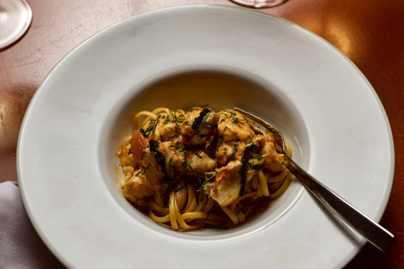 Pinchy’s lobster linguine is $20 on Thursdays.