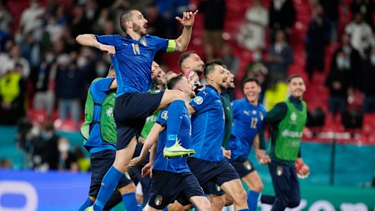 Team spirit: Italy has been a remarkable collective in Euro 2020.