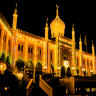 Hotel Nimb, Copenhagen, at night.