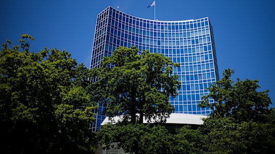 The UN building in Geneva where Boris Bondarev represented Russia.