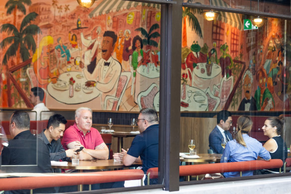 “But still ... this is a restaurant in a casino and it can’t quite lose that manufactured, corporate vibe.”