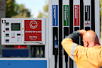A person fills up their car with fuel on March 30, 2026 in Melbourne, Australia. Prime minister Anthony Albanese announced Monday that the government would halve the fuel excise on petrol and diesel from April 1st through June 30th, 