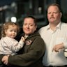 Josh and Courtney Blake, with daughter Mackenzie at home in Schofields, depend on the $60 a week toll cap to manage their budget.