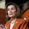 US Speaker of the House Nancy Pelosi.