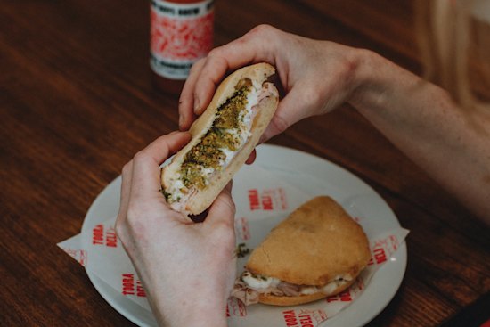 Filled pucce, the Pugliese-style rolls, are the star attraction here.