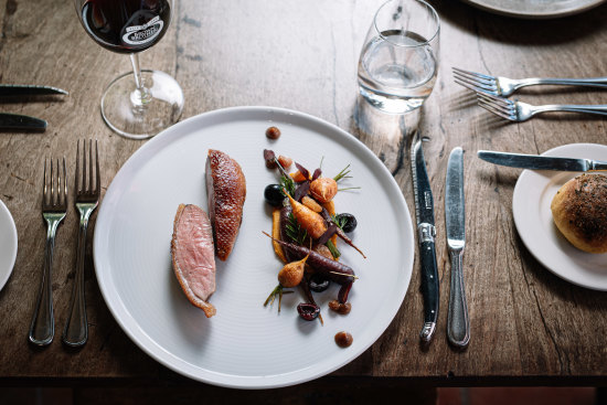 Show-stopping plates at Brown Brothers celebrate the kitchen garden.