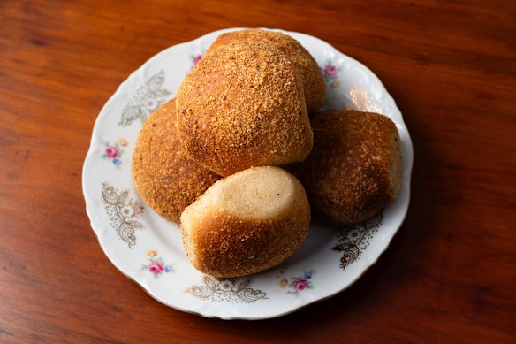 Pandesal bread.