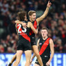 ‘Pretty good yardstick’: Bombers solidify top-four spot with significant win over Magpies