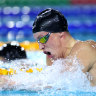 Zac Stubblety-Cook in the 200m breaststroke final on Friday.