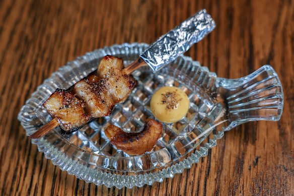 Eel skewer.