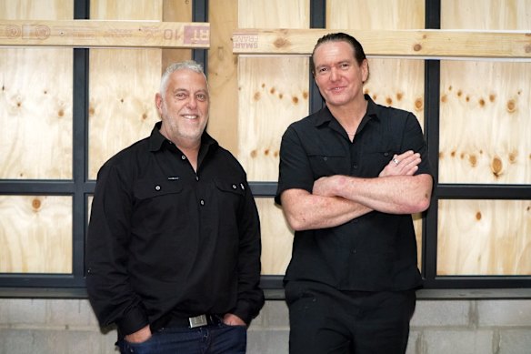 Kokoda's Mark Stevens (left) and executive chef Justin North.