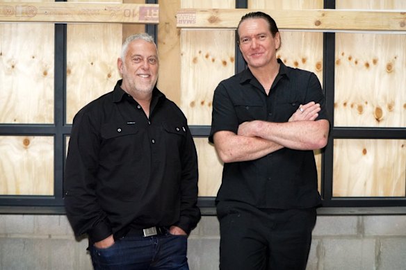 Kokoda's Mark Stevens (left) and executive chef Justin North.