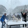 Snow puts on a show, as season launches after two thwarted winters