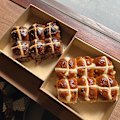 For Easter, Doughcraft has added both a classic and a chocolate hot cross bun to its daily menu.