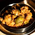 Dry chilli chicken.