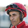 Jeff Penza after winning on Summer Flame at Scone on May 17.